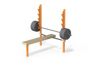 Скамья для жима от груди уличная Воркаут Spektr Sport SP WRK-83_108mm