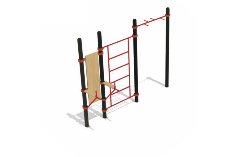 Вертикальный пресс шведская стенка турник ZSO круглый профиль D76 ZSO-001879 