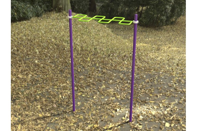 Рукоход змейка для Воркаут Spektr Sport SP WRK-05_76mm фото 2