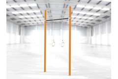 Турник классический для занятий Воркаут с кольцами Spektr Sport SP WRK-07 + Rings_108mm