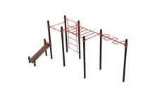 Спортивный комплекс №4 круглый профиль D89 Dinamika ZSO-001935