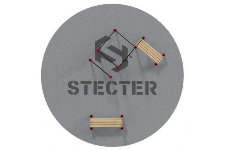 Проект Stecter Воркаут площадка для коттеджа 1-3 5101 фото 1