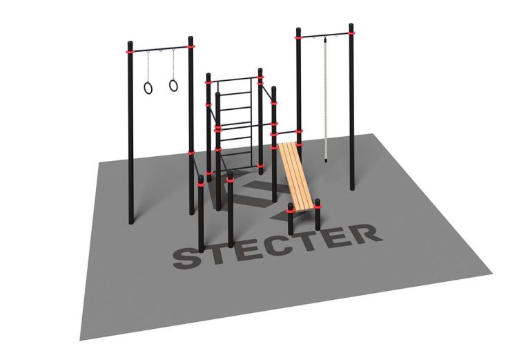 Проект Stecter Воркаут площадка для коттеджа 1-4 5100 
