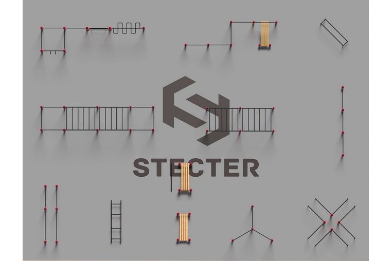 Проект Stecter Районная площадка для Воркаут 3-6 5088 фото 2