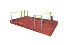 Площадка для воркаута. Уровень - двор. 100 кв.м. Hercules W-1.7.6 3971