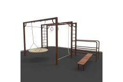 Спортивная площадка с качелями Гнездо Hercules W-1.7.13