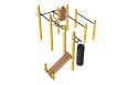 Комплекс для занятий Воркаут Spektr Sport SP WRK-105_76mm фото 1