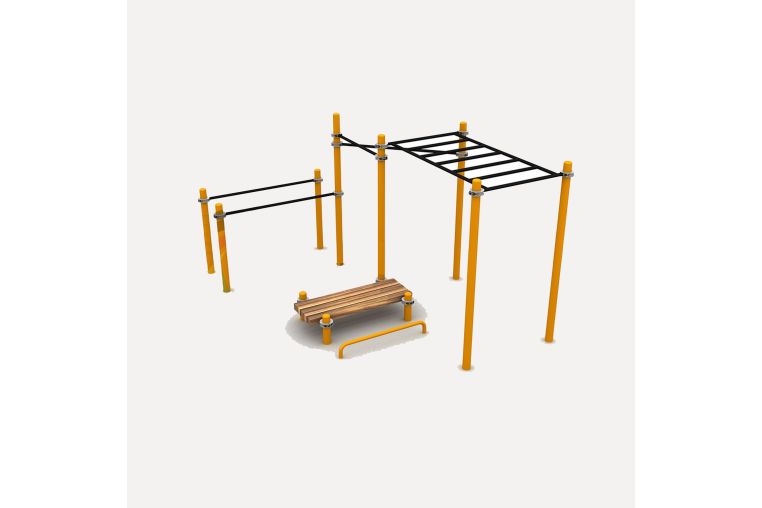 Комплекс для занятий Воркаут Spektr Sport SP WRK-84_76mm фото 1