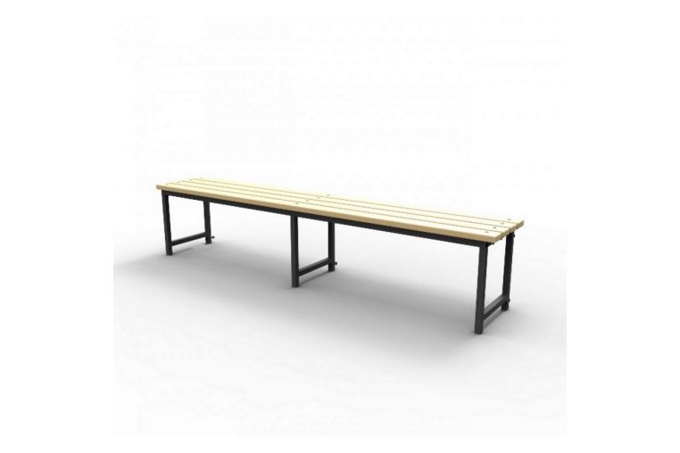 Лавка для раздевалок (пластик 20 мм) 100x33,5х40,5см Gefest L 100/35/40 