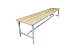 Скамейка для раздевалки 200 см сиденье из дерева (разборная) Dinamika ZSO-003725