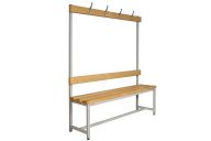 Скамейка для раздевалок односторонняя 200x169x34 см 6 крючков Ellada М765Г
