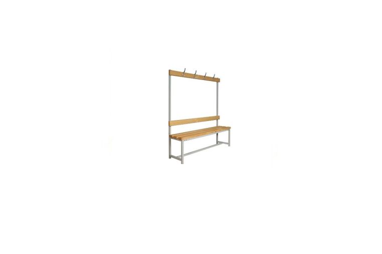 Скамейка для раздевалок односторонняя 150x34x169 см Ellada УТ963 