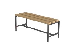 Скамейка для раздевалок без спинки Spektr Sport цельная, 250 см