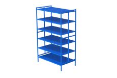 Стеллаж для спортинвентаря открытый двойной (полки металл) Spektr Sport