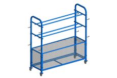 Стеллаж универсальный для хранения спортинвентаря 150x50x160см (разборный) Spektr Sport