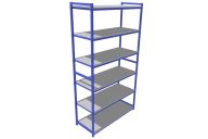 Стеллаж для хранения спортивного инвентаря, 6 полок 100х40х180см ФСИ 10560