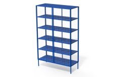 Стеллаж для хранения инвентаря закрытый 125х75х150см (разборный) Spektr Sport