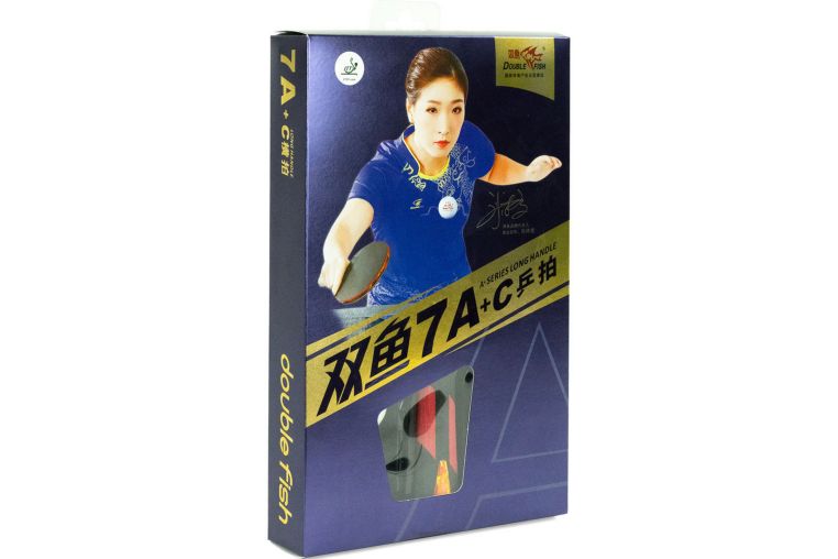 Ракетка для настольного тенниса Double Fish 7A+C ITTF Appr+ 2 мяча V40+мм ITTF Appr 