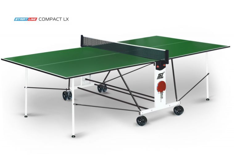 Теннисный стол Start Line Compact LX Green с сеткой 