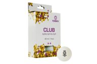 Мяч для настольного тенниса Torres Club 2* TT21014 6 шт, белый