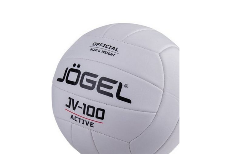 Мяч волейбольный Jogel JV-100 р.5, белый фото 1