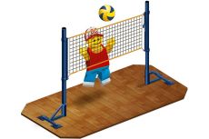 Стойки волейбольные напольные Гимнаст 1.44