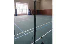 Стойки волейбольные телескопические со стаканами и крышками Spektr Sport