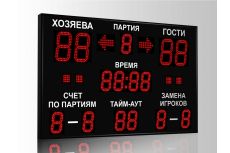 Табло для волейбола Импульс 718-D18x4-D13x11-S4-A2