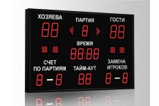 Табло для волейбола Импульс 710-D10x4-D8x11-S4-A2