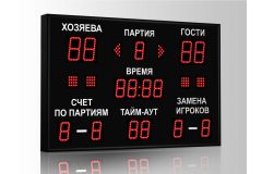 Табло для волейбола Импульс 710-D10x4-D8x11-S4-A2