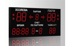 Табло для волейбола Импульс 721-D21x4-D15x9-S4-A2