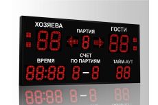 Табло для волейбола Импульс 718-D18x4-D13x9-S4-A2