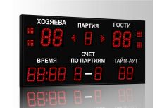 Табло для волейбола Импульс 713-D13x4-D10x9-S4-A2