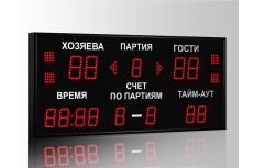 Табло для волейбола Импульс 710-D10x4-D8x9-S4-A2