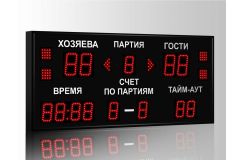 Табло для волейбола Импульс 710-D10x4-D8x9-S4-A2