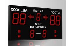 Табло для волейбола Импульс 721-D21x4-D15x3-S4-A2