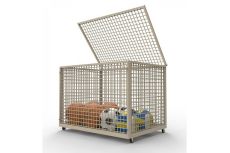 Корзина для мячей, сетка Gefest KMS-40 75х105х75см