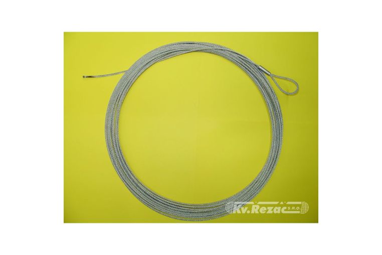 Трос стальной для волейбольной сетки Kv.REZAC d3,5 мм, l12,5 м, с 1 конц. петлей 15085019 