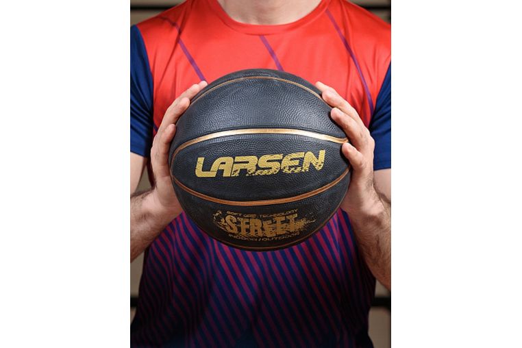 Мяч баскетбольный Larsen Street Gold р.7 фото 5