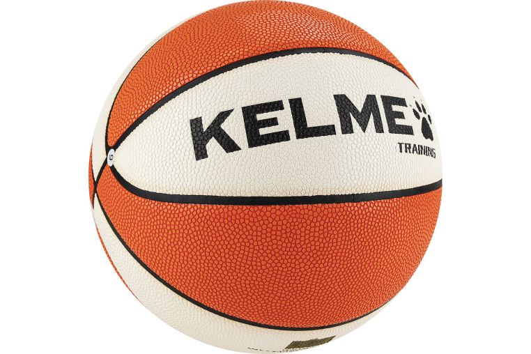 Мяч баскетбольный Kelme Hygroscopic 8102QU5004-133, р.6, 8 панелей, ПУ, бут.кам., бело-оранжево-черный фото 2