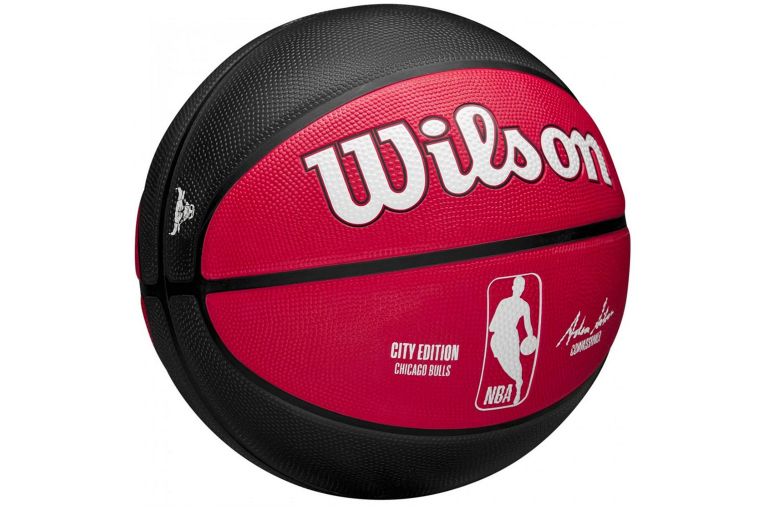 Мяч баскетбольный Wilson NBA Team City Edition Chicago Bulls WZ4024205XB р.7 фото 2