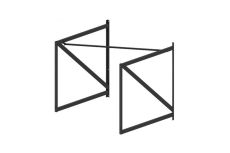 Ферма для щита баскетбольного игрового настенная (вынос 1000мм) Dinamika ZSO-003061 черный