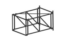 Ферма под игровой щит складная вынос 2000мм Dinamika ZSO-002822 черный