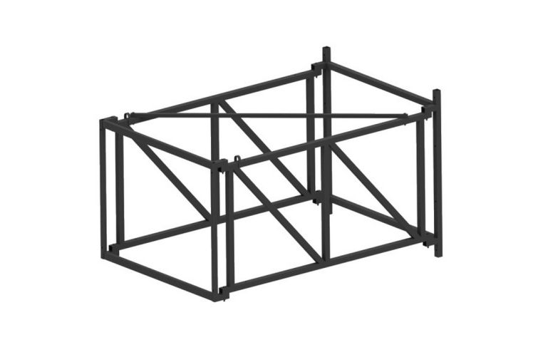 Ферма под игровой щит складная вынос 2000мм Dinamika ZSO-002822 черный 