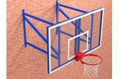 Ферма с выносом 1,2 м с игровым щитом из оргстекла 10 мм и массовым кольцом Glav 01.2005