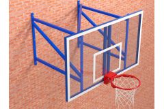 Ферма с выносом 1,2 м с игровым щитом из оргстекла 15 мм и массовым кольцом Glav 01.2007