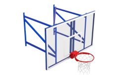 Баскетбольная ферма со щитом, кольцом и сеткой Spektr Sport