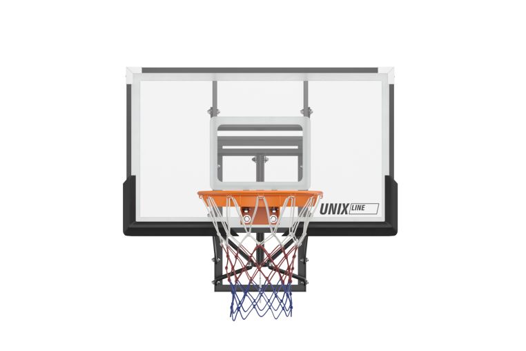 Баскетбольный щит регулируемый Unix Line B-Backboard-PC 50"x32" R45 BSBS50APCBK 