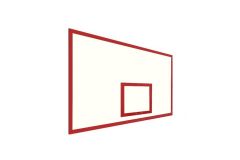 Щит баскетбольный игровой 180х105 фанера без рамы (разметка красная) Dinamika ZSO-002096