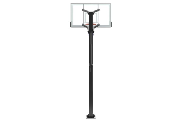 Баскетбольная стойка стационарная 72"x42" R45 H230-305см Unix Line B-Stand-PC BSTSSTPR305_72PCBK фото 9